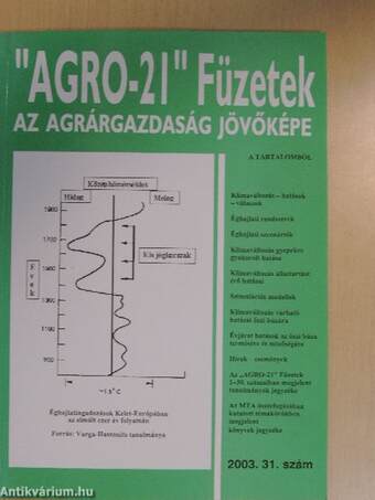 "AGRO-21" Füzetek 2003/31.