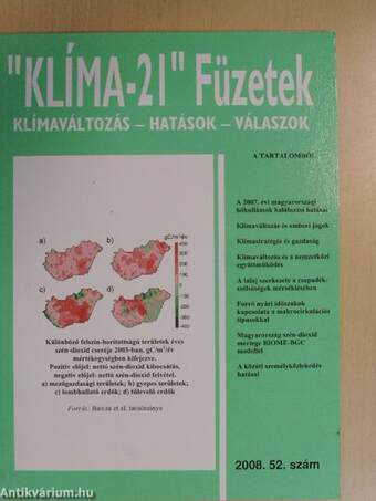"Klíma-21" Füzetek 2008/52.