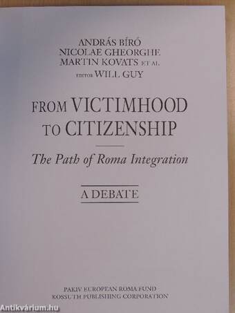 From Victimhood to citizenship