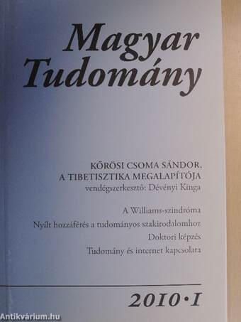 Magyar Tudomány 2010/1.