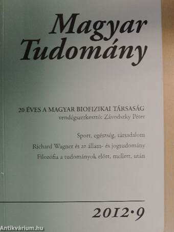Magyar Tudomány 2012/9.