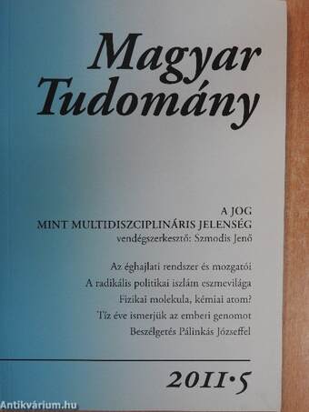 Magyar Tudomány 2011/5.