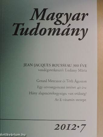 Magyar Tudomány 2012/7.