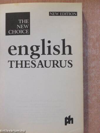 The New Choice English Thesaurus