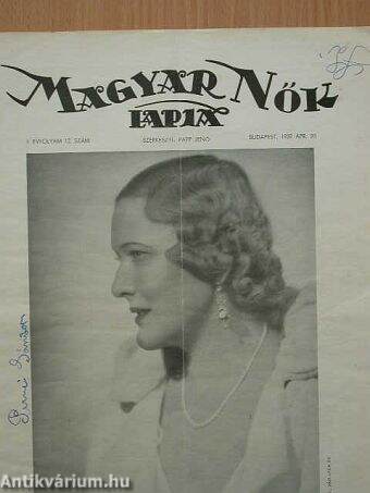 Magyar Nők Lapja 1939. április 20.