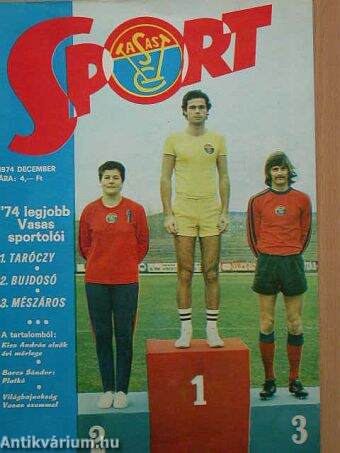 Vasas sport 1974. december