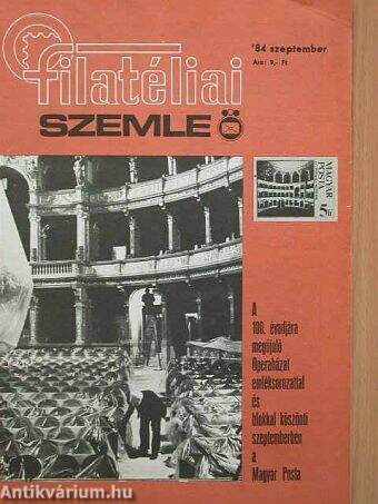 Filatéliai Szemle 1984. szeptember