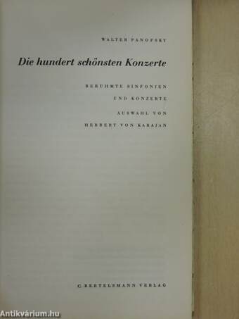 Die hundert schönsten Konzerte