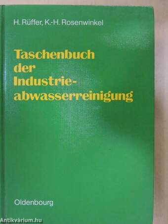 Taschenbuch der Industrieabwasserreinigung