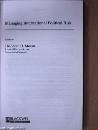 Managing International Political Risk (dedikált példány)