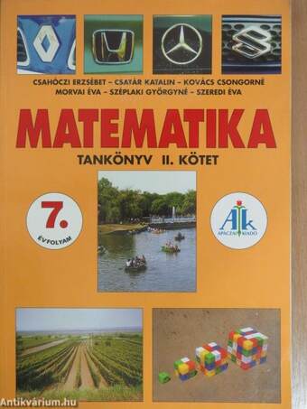 Matematika tankönyv 7/II.