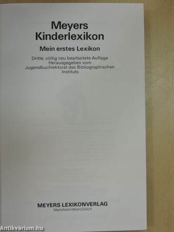 Meyers Kinderlexikon