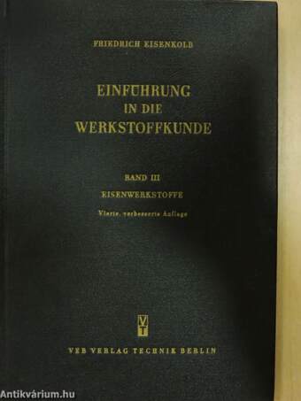 Einführung in die Werkstoffkunde III.