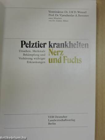 Pelztier krankheiten