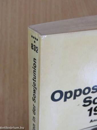 Politische Opposition in der Sowjetunion 1960-1972