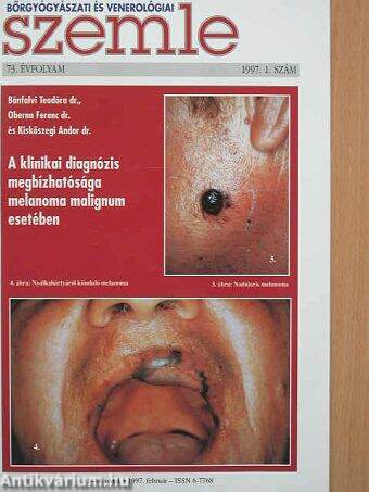 Bőrgyógyászati és venerológiai szemle 1997. február
