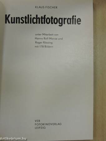 Kunstlichtfotografie