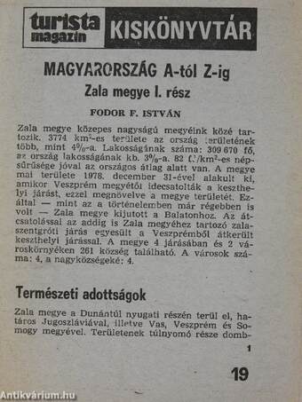 Zala megye I-II.