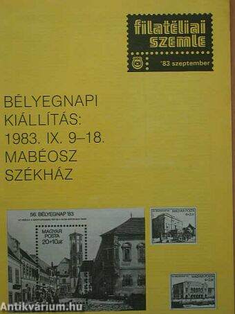 Filatéliai Szemle 1983. szeptember