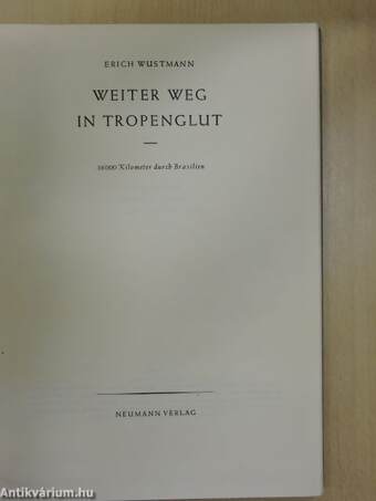 Weiter Weg in Tropenglut