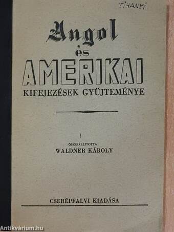 Angol és amerikai kifejezések gyűjteménye