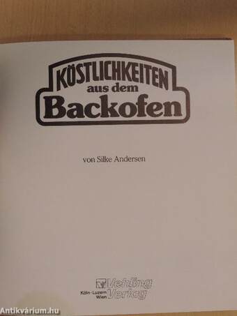 Köstlichkeiten aus dem Backofen