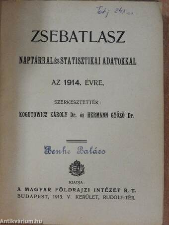 Zsebatlasz 1914.