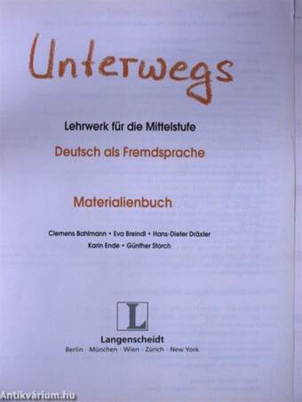 Unterwegs - Lehrwerk für die Mittelstufe - Materialienbuch