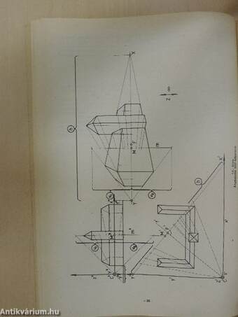 Síklapú testek és görbe felületek ábrázolása axonometriában és perspektívában vetítősugár-vetületekkel