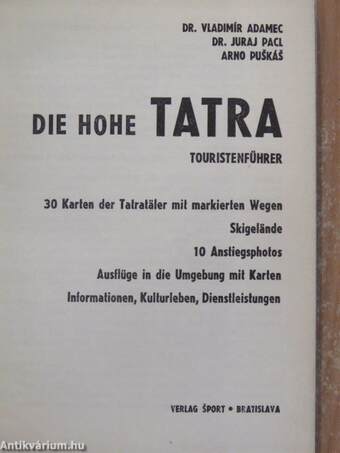 Die Hohe Tatra