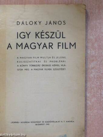 Igy készül a magyar film