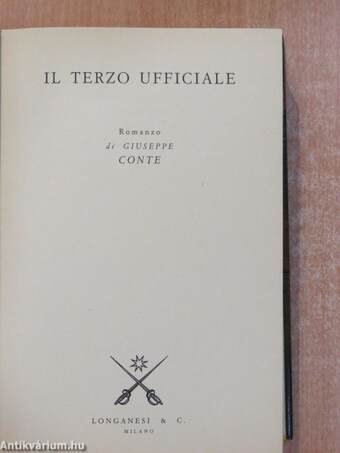 Il terzo ufficiale (aláírt példány)