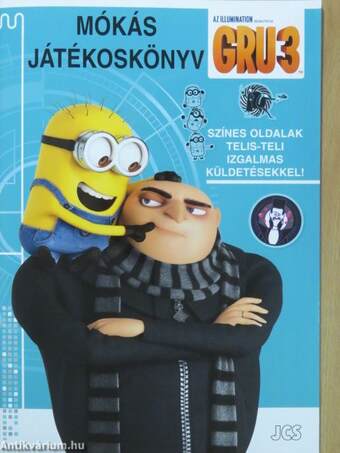 Gru 3 - Mókás játékoskönyv