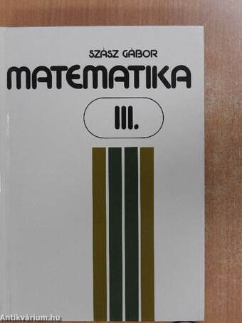 Matematika III.