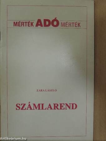 Számlarend