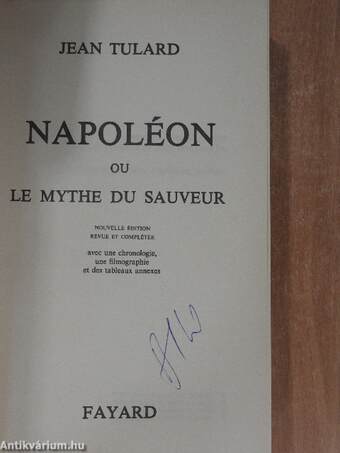 Napoléon ou le mythe du sauveur