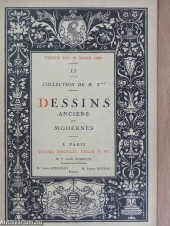 Catalogue des Dessins Anciens et Modernes