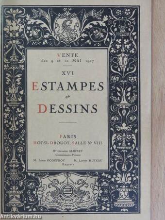 Catalogue des Estampes et des Dessins