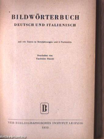 Bildwörterbuch Deutsch und Italienisch