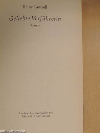 Geliebte Verführerin