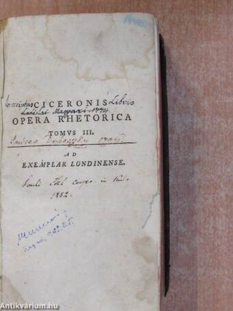 Ciceronis Opera Rhetorica 3-4.