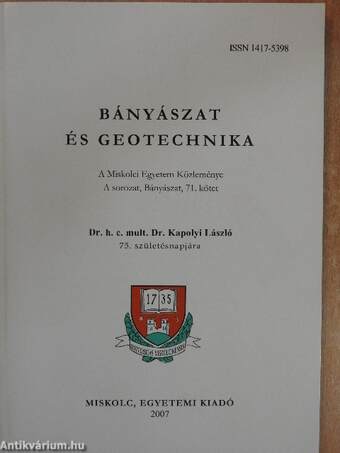 Bányászat és geotechnika