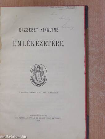 Erzsébet királyné emlékezetére