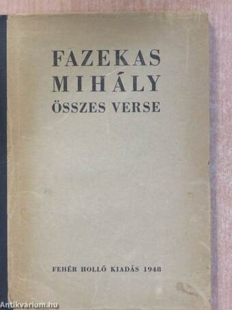 Fazekas Mihály összes verse