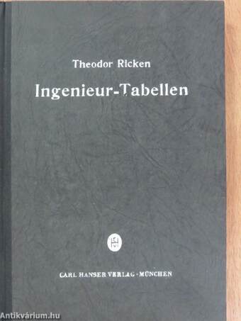 Ingenieur-Tabellen