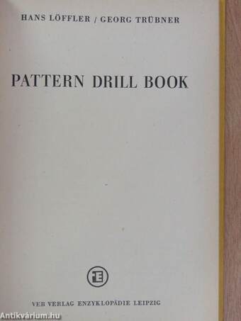 Pattern Drill Book