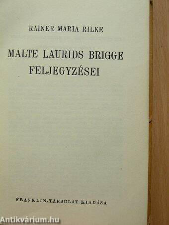 Malte Laurids Brigge feljegyzései