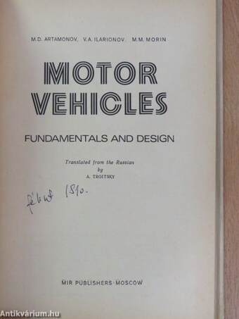 Motor Vehicles