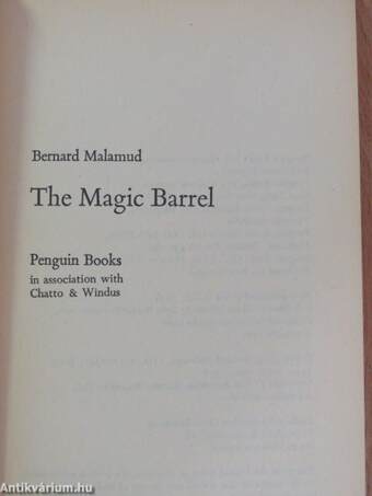 The Magic Barrel and Other Stories