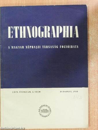 Ethnographia 1958/2.